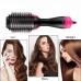 Фен Щетка 3в1 для укладки волос One Step Hot Air Brush Розовый