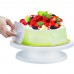 Тортница Форма Поднос Вращающийся на 360 для торта и выпечки 28 см Cake Jurntable Белый FL-905
