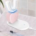 Электрическая Ультразвуковая отбеливающая зубная щетка Toothbrush Cold Light Pro Розовая SPP168