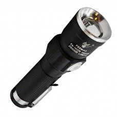 Карманный яркий светодиодный аккумуляторный тактический LED фонарь FA-1812-T6 Cree USB 3 режима