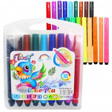 Фломастеры для рисования Набор 18 цветов Water Color Pen в чехле TD2688-18