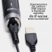 Geemy Беспроводной Триммер 2в1 для стрижки бороды и носа и ушей 5 Регулировок с кисточкой USB зарядка GM-3130