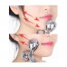 3D Косметический Массажер для лица и тела 15х10х5 см Серебристый XC-300/1S