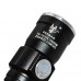 Карманный яркий светодиодный аккумуляторный тактический LED фонарь FA-1812-T6 Cree USB 3 режима