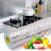 Водоотталкивающая Кухонная Самоклеящаяся Фольга 2 м Стикер 60х200 см Kitchen Stiker Серебряная