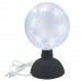 3D LED Светильник Вращающийся на 360 Узор 1 Лампа 22х15 см Шар Ночник Desktop Colorful rotate star Черный 5621166-2