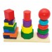 Tower shape Деревянная игрушка Пирамидки геометрические фигуры