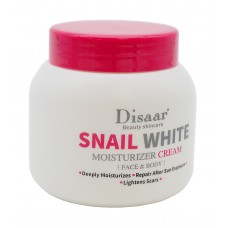 DISAAR Отбеливающий крем для лица Snail White Moisturizing Cream (Face&Body) 250 мл DS5074