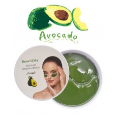 Beauty City Патчи с экстрактом Авокадо Eye Mask Avocado Crystal 60 шт 80гр BEA-AvCrystal