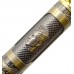 Беспроводной Триммер 4 насадки 1.5 2 3 4 мм БАРБЕР YYC USB с кисточкой и маслом на батарее Золотой LFQ-666-18