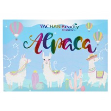 YACHAN Beauty Палетка теней Alpaca Ламы с кактусами 96 оттенков YC363