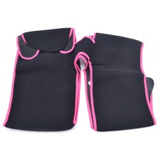 Утягивающий пояс для ног и талии Adjustable one piece waist band JN-79 Черно-Розовый
