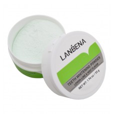 Отбеливающий порошок для зубов лимон-лайм-мята LANBENA 55 g  LB3725