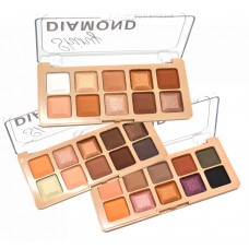 GULFLOWER Палетка теней для макияжа 10 нюдовых оттенков Shiny Diamond Eyeshadow Palette  в ассортименте