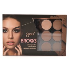 8eo Набор для макияжа бровей Brows Cream Powder 6.6 гр  Br-2168