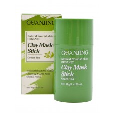 Guan Jing Глиняная маска в стике для глубокого очищения и сужения пор с экстрактом Зеленого Чая Clay Mask Stick 40гр GJ7048