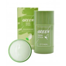 O'cheal Глиняная маска в стике для глубокого очищения и сужения пор с экстрактом Зеленого Чая Green Mask Stick 40 гр