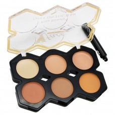 KISS BEAUTY Консилер 01 Палетка 6 оттенков для Контуринга и макияжа V Face Contour Kit 23090-03