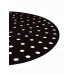 Силиконовый коврик черный для фритюра 20х20 silicon mat for air fryer SiliconFryer-black 