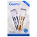 Беспроводной Триммер Geemy New 5 режимов от 0.8 мм до 2 мм + щеточка и масло Make Life Better GM-721 Золотистый