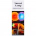 Светодиодный Атмосферный Ночник Проектор Заката 28 см Atmosphere Sunset Lamp для светотерапии и фото SunsetLamp
