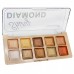 GULFLOWER Палетка Тени для век 10 Нюдовая палитра с Блестками Shiny Diamond Eyeshadow Palette GF296