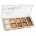 GULFLOWER Палетка Тени для век 10 Нюдовая палитра с Блестками Shiny Diamond Eyeshadow Palette GF296