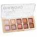 GULFLOWER Палетка Тени для век 10 Нюдовая палитра с Блестками Shiny Diamond Eyeshadow Palette GF296